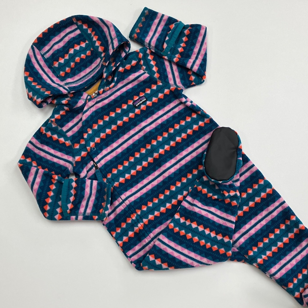 Patagonia Microfiber Fleece Bunting (Size 12-18M)